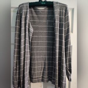 Striped Gray Sweater